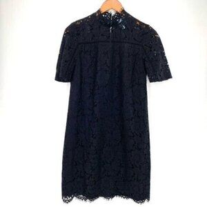 CeCe by Cynthia Steffe Women's Ingrid Black Cutaway Lace Shift Dress